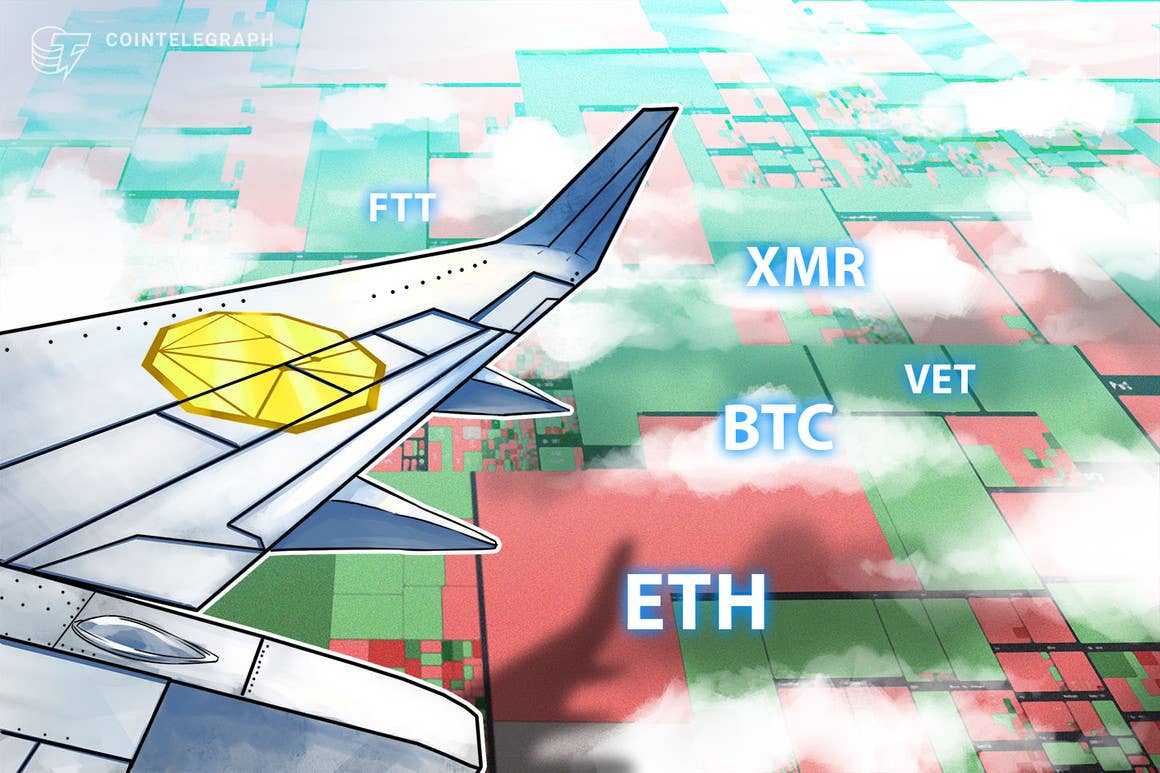 Top 5 cryptocurrencies to watch this week: BTC, ETH, VET, XMR, FTT