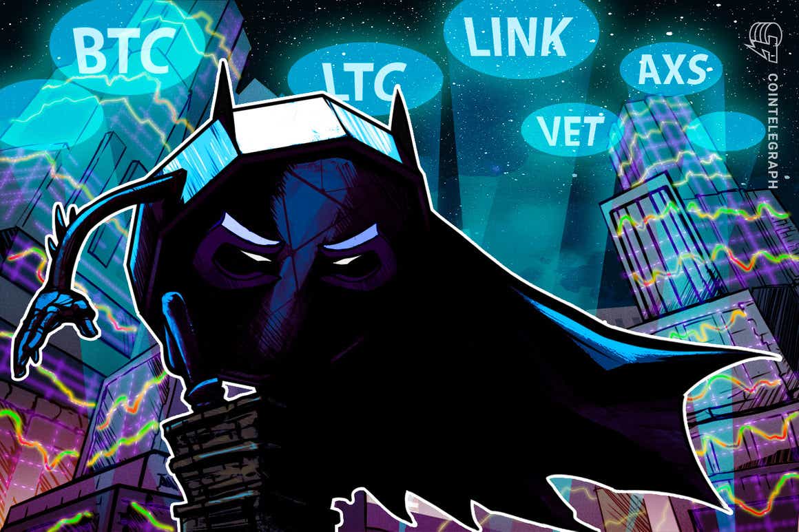 Top 5 cryptocurrencies to watch this week: BTC, LTC, LINK, VET, AXS