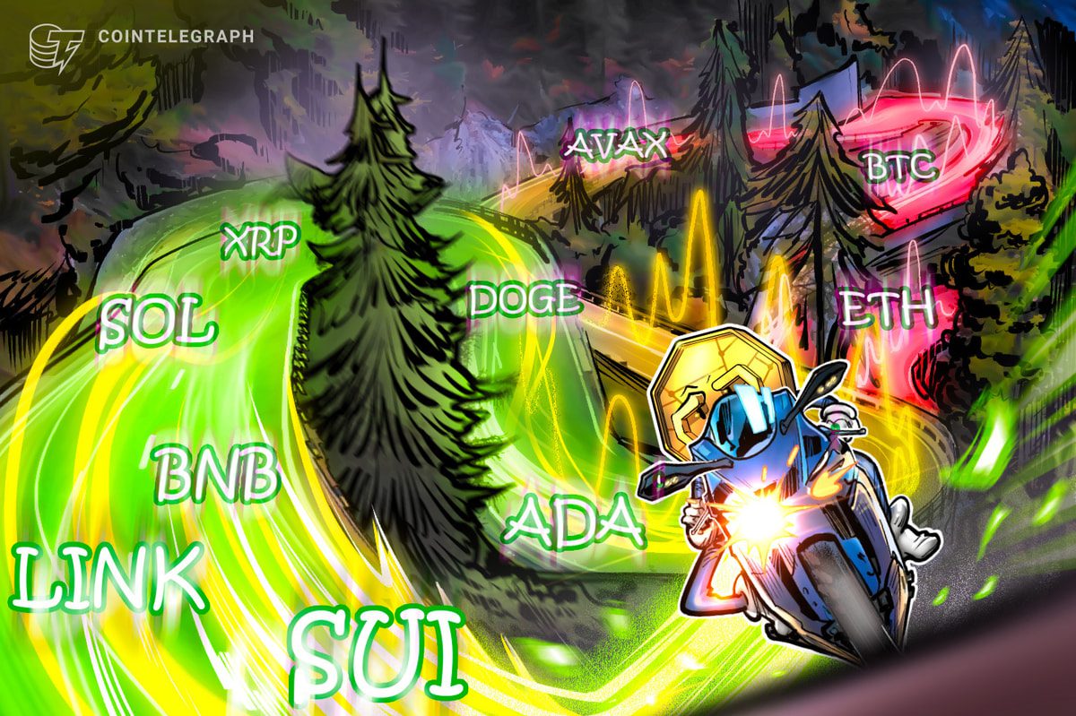 Price analysis 2/14: BTC, ETH, XRP, SOL, BNB, DOGE, ADA, LINK, AVAX, SUI