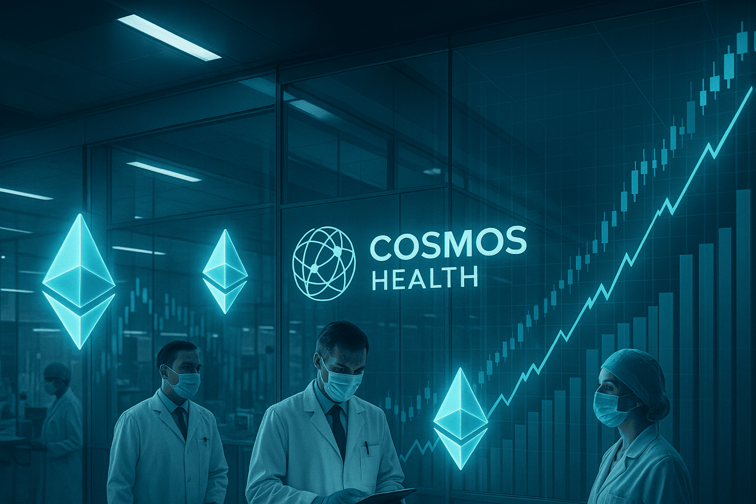Cosmos Health expands Ethereum holdings to $1.8M under $300M digital assets facility