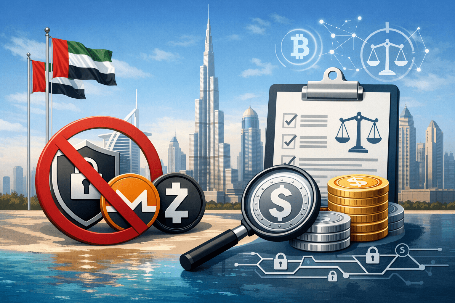 Dubai crypto rules tighten as DFSA bans privacy tokens and rewrites approval process
