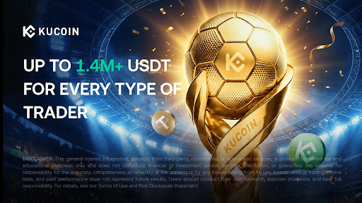 KuCoin launches Crypto Cup with up to 1.4M USDT in rewards