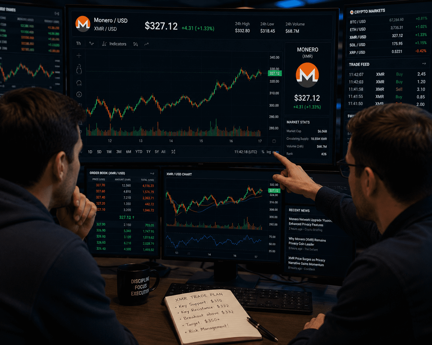 Monero extends losses as Fed hawkishness weighs on the crypto market